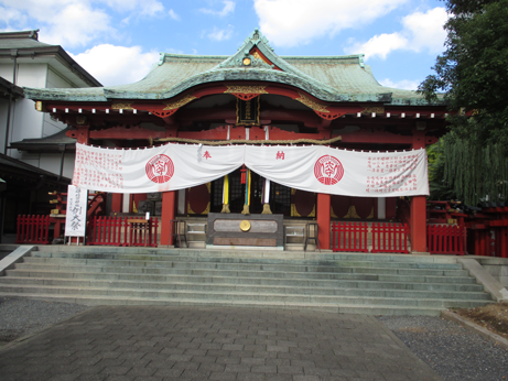 穴守稲荷神社例大祭の拝殿