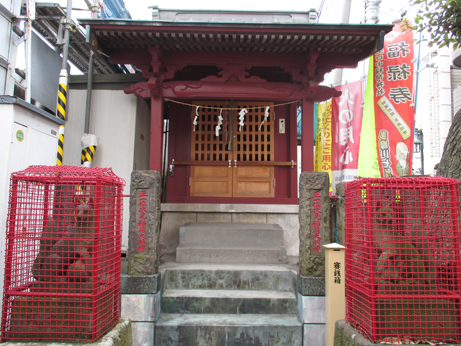 矢口中稲荷神社社殿
