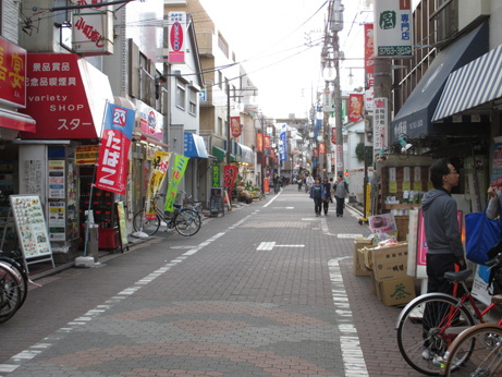 大森町の駅前商店街