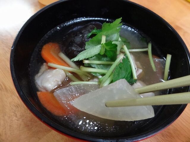 HSPを上げる雑煮