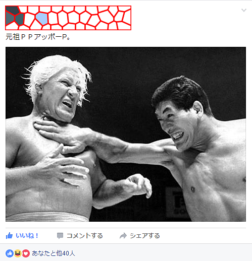 フェイスブックの馬場対ブラッシー